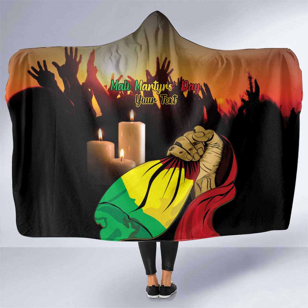 Personalised Mali Martyrs Day Hooded Blanket 26 March