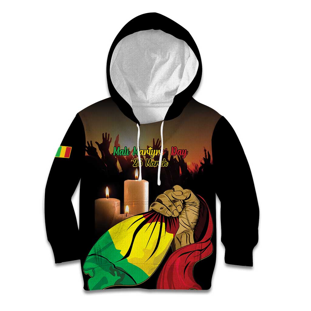 Personalised Mali Martyrs Day Kid Hoodie 26 March