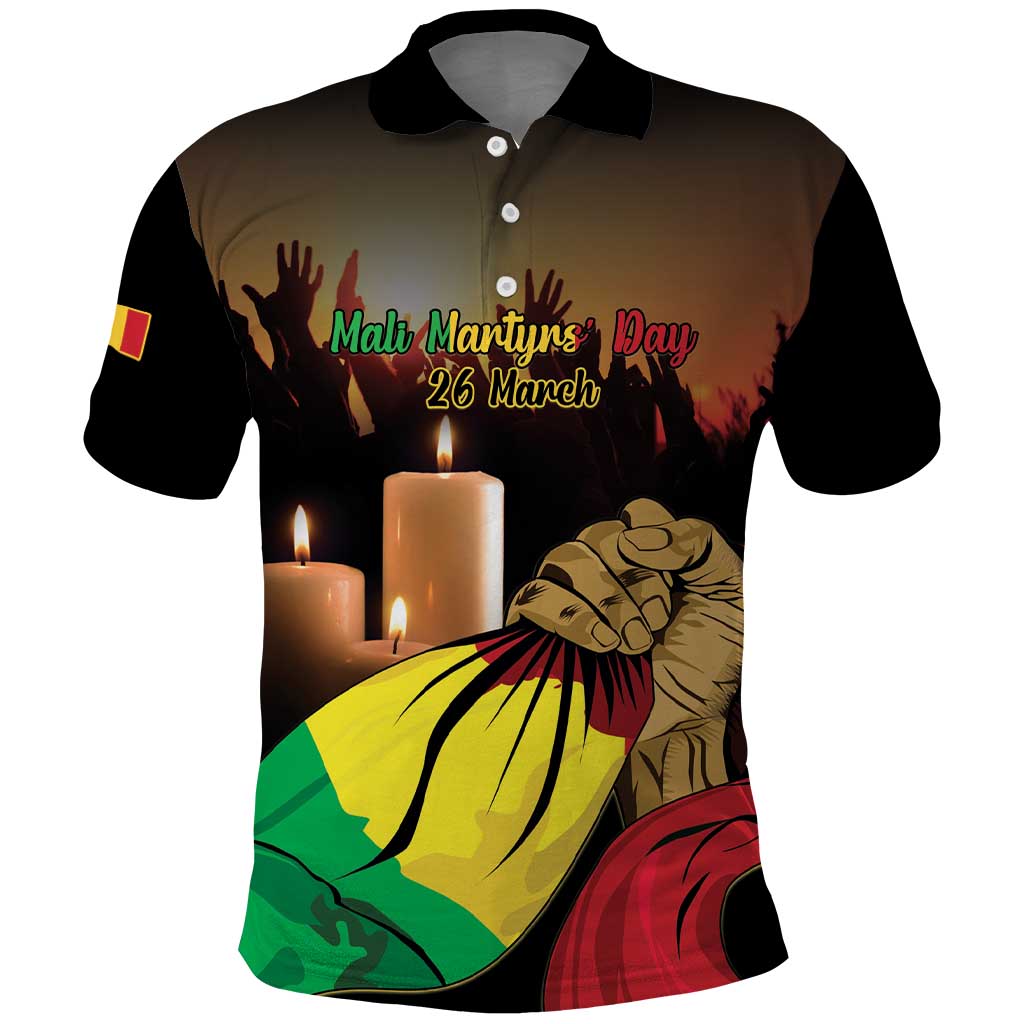 Personalised Mali Martyrs Day Polo Shirt 26 March