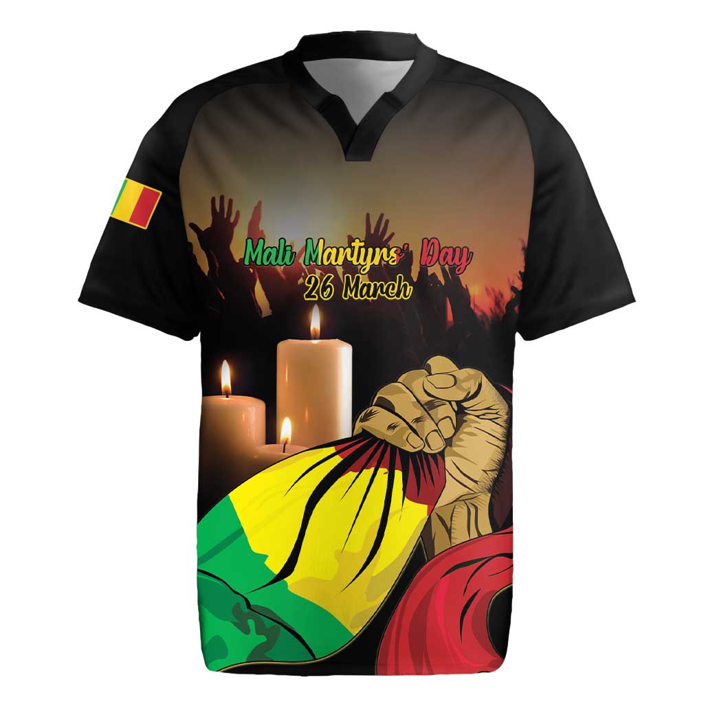 Personalised Mali Martyrs Day Rugby Jersey 26 March