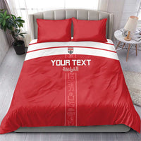 Custom Egypt Football Bedding Set Yalla Yalla Pharaohs - Red Ver