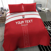 Custom Egypt Football Bedding Set Yalla Yalla Pharaohs - Red Ver
