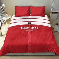Custom Egypt Football Bedding Set Yalla Yalla Pharaohs - Red Ver