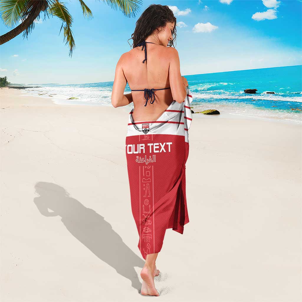 Custom Egypt Football Sarong Yalla Yalla Pharaohs - Red Ver