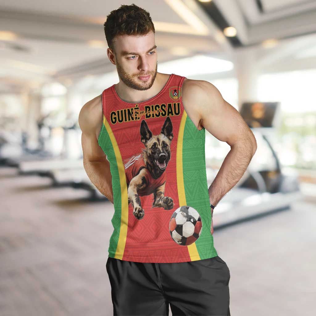 Custom Guinea-Bissau Football Men Tank Top Vamos Djurtus