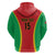 Custom Guinea-Bissau Football Zip Hoodie Vamos Djurtus