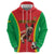 Custom Guinea-Bissau Football Zip Hoodie Vamos Djurtus
