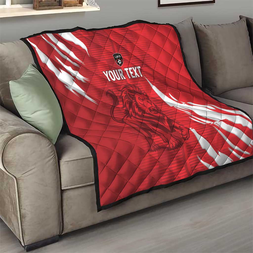 Custom Libya Football Quilt Forza Libya
