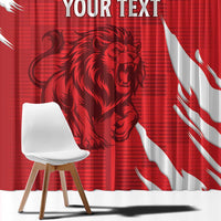 Custom Libya Football Window Curtain Forza Libya