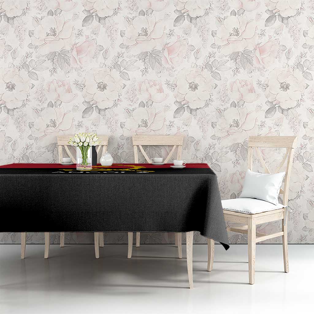 Angola Country Flag Tablecloth Virtus Unita Fortior