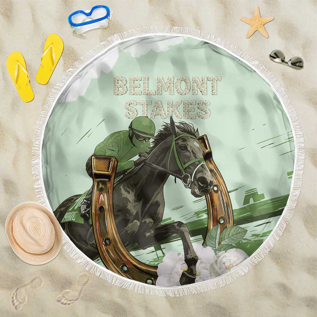 158th Anniversary Belmont Horse Racing Beach Blanket Run for the Carnations
