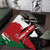 Custom Kenya Rugby Sevens Area Rug African Pattern - Grunge Style - Wonder Print Shop