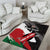 Custom Kenya Rugby Sevens Area Rug African Pattern - Grunge Style - Wonder Print Shop