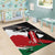 Custom Kenya Rugby Sevens Area Rug African Pattern - Grunge Style - Wonder Print Shop