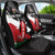 Custom Kenya Rugby Sevens Car Seat Cover African Pattern - Grunge Style - Wonder Print Shop