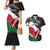 Custom Kenya Rugby Sevens Couples Matching Mermaid Dress and Hawaiian Shirt African Pattern - Grunge Style - Wonder Print Shop