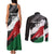 Custom Kenya Rugby Sevens Couples Matching Tank Maxi Dress and Long Sleeve Button Shirt African Pattern - Grunge Style - Wonder Print Shop