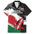 Custom Kenya Rugby Sevens Family Matching Long Sleeve Bodycon Dress and Hawaiian Shirt African Pattern - Grunge Style - Wonder Print Shop