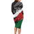 Custom Kenya Rugby Sevens Family Matching Long Sleeve Bodycon Dress and Hawaiian Shirt African Pattern - Grunge Style - Wonder Print Shop