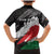 Custom Kenya Rugby Sevens Family Matching Mermaid Dress and Hawaiian Shirt African Pattern - Grunge Style - Wonder Print Shop