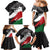 Custom Kenya Rugby Sevens Family Matching Mermaid Dress and Hawaiian Shirt African Pattern - Grunge Style - Wonder Print Shop