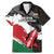 Custom Kenya Rugby Sevens Family Matching Mermaid Dress and Hawaiian Shirt African Pattern - Grunge Style - Wonder Print Shop