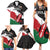 Custom Kenya Rugby Sevens Family Matching Summer Maxi Dress and Hawaiian Shirt African Pattern - Grunge Style - Wonder Print Shop