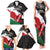 Custom Kenya Rugby Sevens Family Matching Tank Maxi Dress and Hawaiian Shirt African Pattern - Grunge Style - Wonder Print Shop