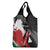 Custom Kenya Rugby Sevens Grocery Bag African Pattern - Grunge Style