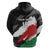 Custom Kenya Rugby Sevens Hoodie African Pattern - Grunge Style - Wonder Print Shop