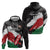 Custom Kenya Rugby Sevens Hoodie African Pattern - Grunge Style - Wonder Print Shop