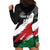 Custom Kenya Rugby Sevens Hoodie Dress African Pattern - Grunge Style - Wonder Print Shop