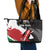 Custom Kenya Rugby Sevens Leather Tote Bag African Pattern - Grunge Style - Wonder Print Shop