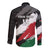 Custom Kenya Rugby Sevens Long Sleeve Button Shirt African Pattern - Grunge Style - Wonder Print Shop