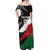 Custom Kenya Rugby Sevens Off Shoulder Maxi Dress African Pattern - Grunge Style - Wonder Print Shop