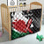 Custom Kenya Rugby Sevens Quilt African Pattern - Grunge Style - Wonder Print Shop