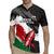 Custom Kenya Rugby Sevens Rugby Jersey African Pattern - Grunge Style - Wonder Print Shop