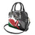 Custom Kenya Rugby Sevens Shoulder Handbag African Pattern - Grunge Style