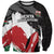 Custom Kenya Rugby Sevens Sweatshirt African Pattern - Grunge Style - Wonder Print Shop