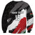 Custom Kenya Rugby Sevens Sweatshirt African Pattern - Grunge Style - Wonder Print Shop