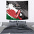 Custom Kenya Rugby Sevens Tapestry African Pattern - Grunge Style