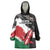 Custom Kenya Rugby Sevens Wearable Blanket Hoodie African Pattern - Grunge Style - Wonder Print Shop