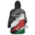 Custom Kenya Rugby Sevens Wearable Blanket Hoodie African Pattern - Grunge Style - Wonder Print Shop