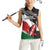 Custom Kenya Rugby Sevens Women Sleeveless Polo Shirt African Pattern - Grunge Style - Wonder Print Shop