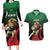 Kenya Rugby Custom Couples Matching Long Sleeve Bodycon Dress and Hawaiian Shirt Go Simbas - Wonder Print Shop