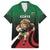 Kenya Rugby Custom Family Matching Long Sleeve Bodycon Dress and Hawaiian Shirt Go Simbas - Wonder Print Shop