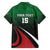 Kenya Rugby Custom Family Matching Off Shoulder Short Dress and Hawaiian Shirt Go Simbas - Wonder Print Shop