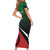 Kenya Rugby Custom Family Matching Short Sleeve Bodycon Dress and Hawaiian Shirt Go Simbas - Wonder Print Shop