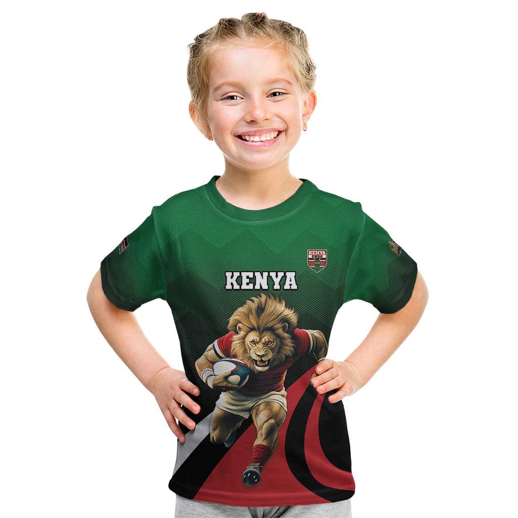 Kenya Rugby Custom Kid T Shirt Go Simbas