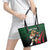 Kenya Rugby Custom Leather Tote Bag Go Simbas - Wonder Print Shop